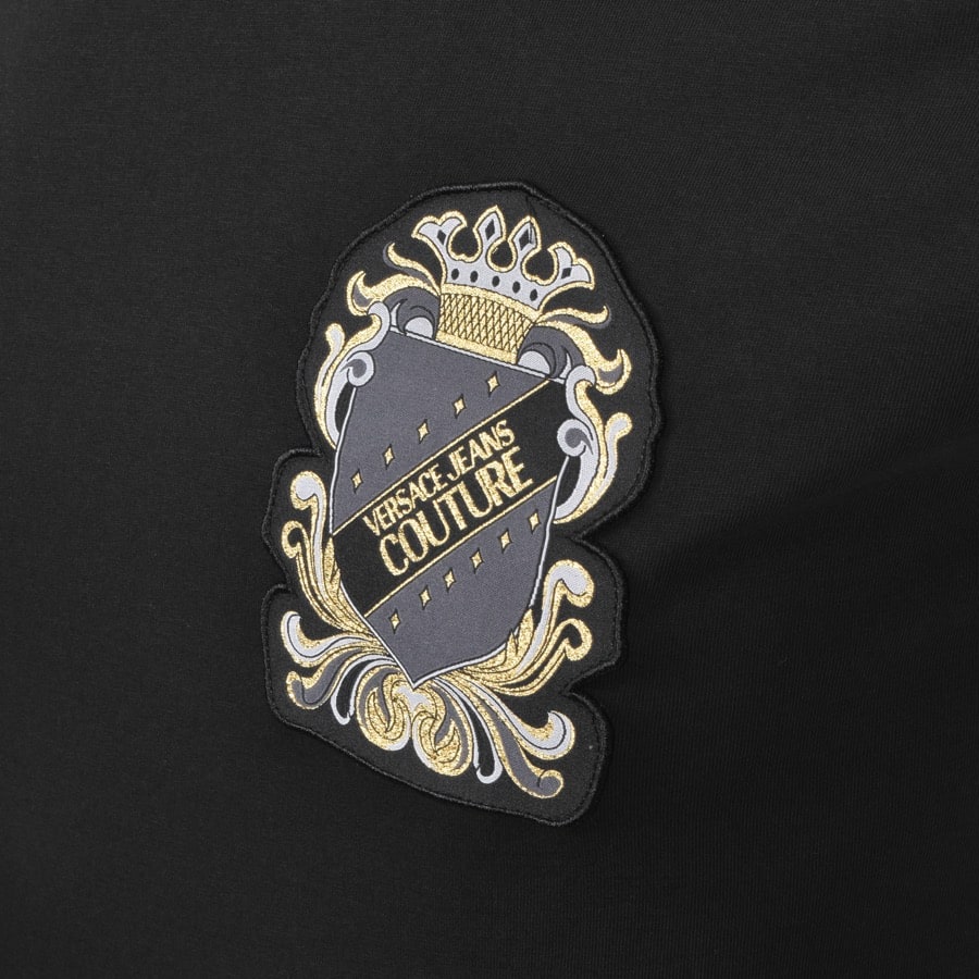 Alternative Image for ProductVersace Jeans Couture Logo Slim Fit T Shirt Black3